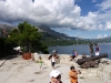 Auf der Stadtmauer von Korcula