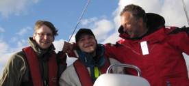 Sebastian, Marvin und Damir (vlnr)